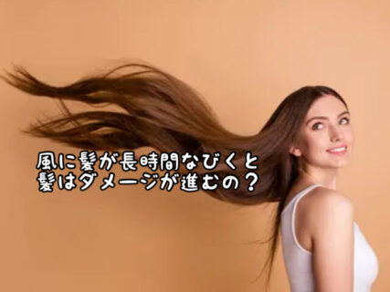 【ヘアケア】強い風に髪が長時間さらされるとダメージって進みやすくなるの？