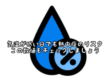 【危険】熱中症は気温だけじゃない！この指数も注意してみるようにしましょう