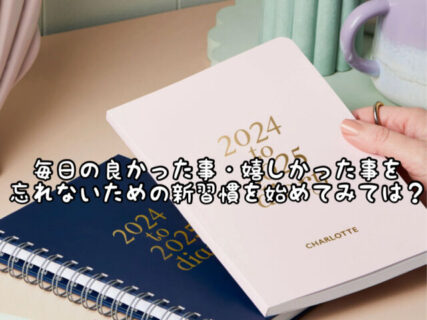 【習慣】後々振り返ったときに”良かったこと・嬉しかったこと”を忘れないために始めてみては？