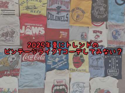 【vintage】古着好きのあなた！ビンテージは高くて手が出せない方もこれならオススメです