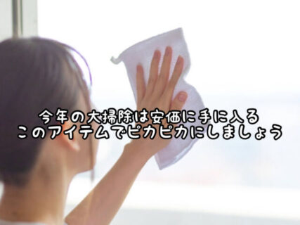 【年末】バタバタする前に。。。安価に買えて効果抜群の掃除に必須アイテムはこれ
