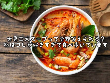 【絶品】世界３大スープの中の１つが大好き過ぎて色々なお店で食べ歩いています