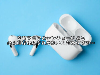 【こだわり】AirPodsを使っているあなたへ。これを変えるだけで音質が劇的進化します
