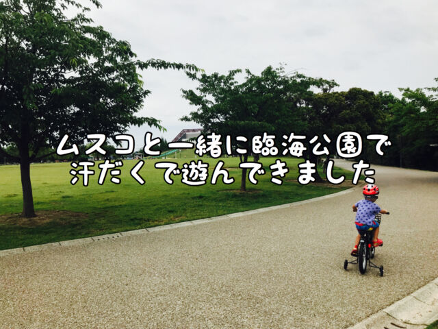 【休日】碧南市の臨海公園へ子供と一緒に汗を流しに行きました